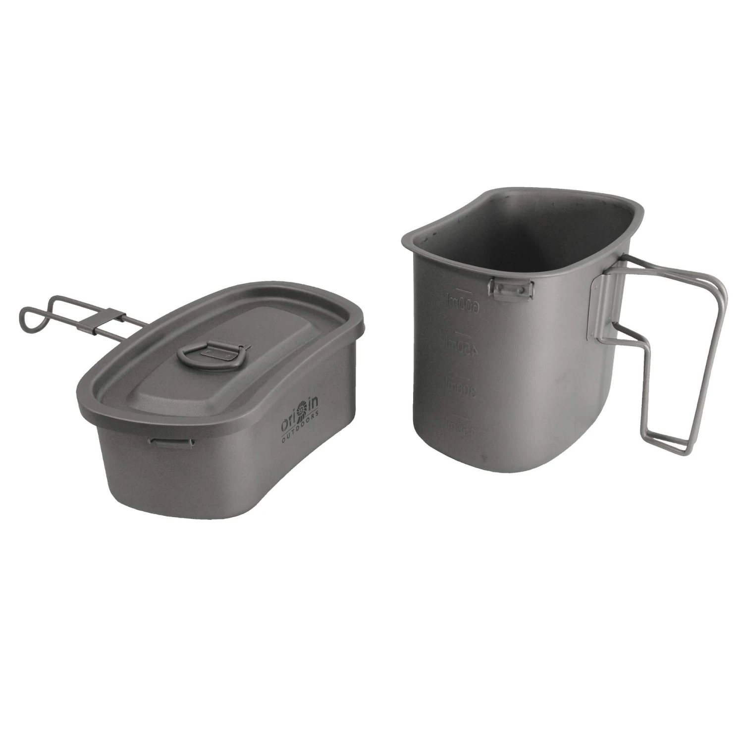 Origin Outdoors TITAN CAMPING-TOPFSET - Kochtopf 1 Origin Outdoors TITAN CAMPING-TOPFSET - Kochtopf