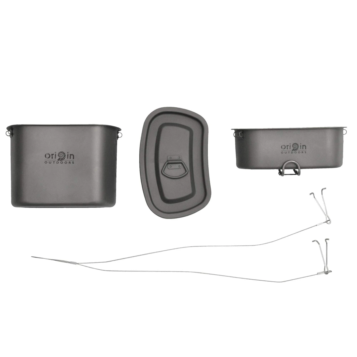 Origin Outdoors TITAN CAMPING-TOPFSET - Kochtopf 2 Origin Outdoors TITAN CAMPING-TOPFSET - Kochtopf – Bild 2